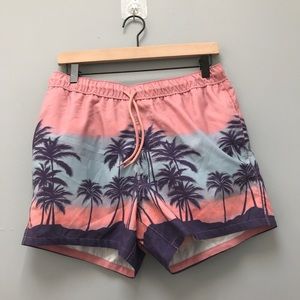 ASOS Palm Tree Shorts With Pockets